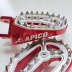Apico - Foot Pegs - PRO-BITE - CR80 96-02, CR85 03-07, XR250 96-04, XR400 96-04, XR600 89-00, XR650L 92-24
