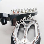 Apico - Foot Pegs - PRO-BITE - YZF250 24-27. YZF450 23-27 WRF250 25-27, WRF450 24-27, YZF250X 25-27, YZF450X 24-27