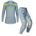 Fox (SALE) Jersey & Pant Kit - Airline AVIATION (Grey/Yellow)