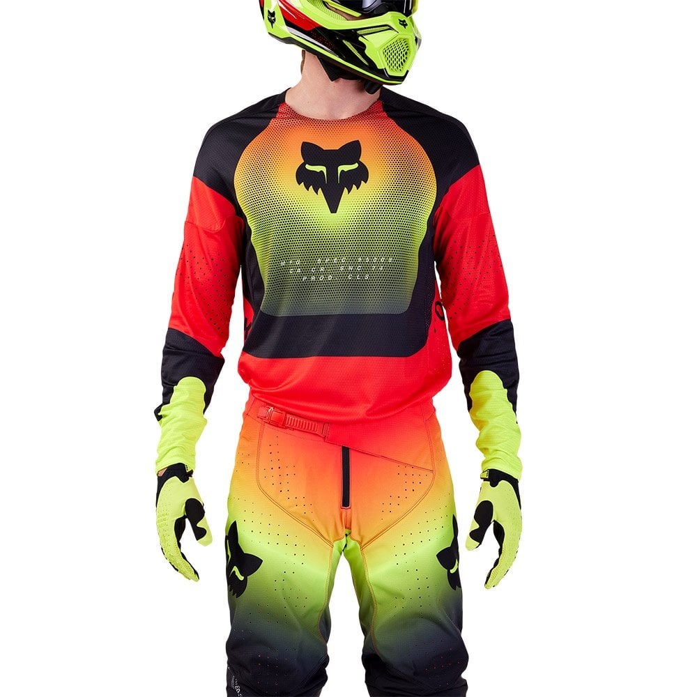 FOX (SALE) Jersey & Pant Kit - 360 REVISE (Red/Yellow)