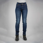 Bull-It Women's Harrier (AA) Slim Motorcycle Jeans (Blue) Regular Leg