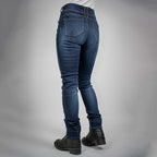 Bull-It Women's Harrier (AA) Slim Motorcycle Jeans (Blue) Regular Leg