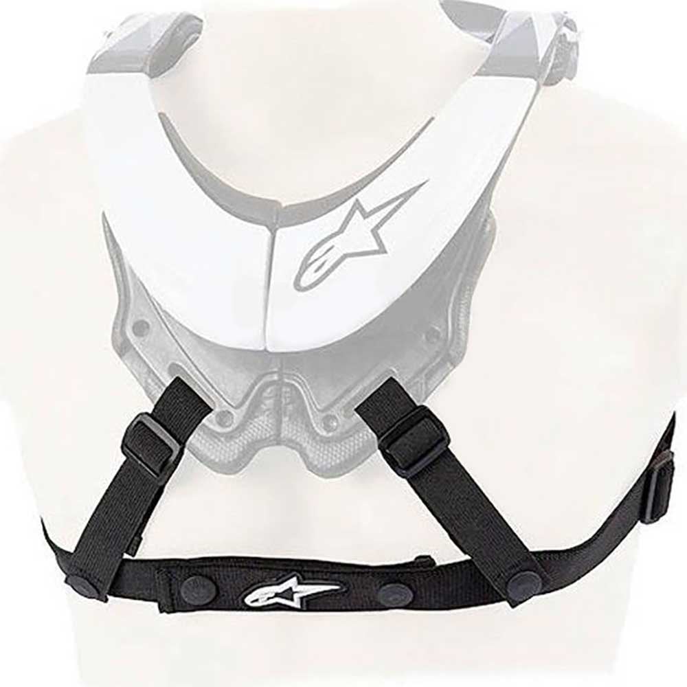 Alpinestars (Spares) A-Strap - Bionic Neck Support (BNS) - Black (Adult)