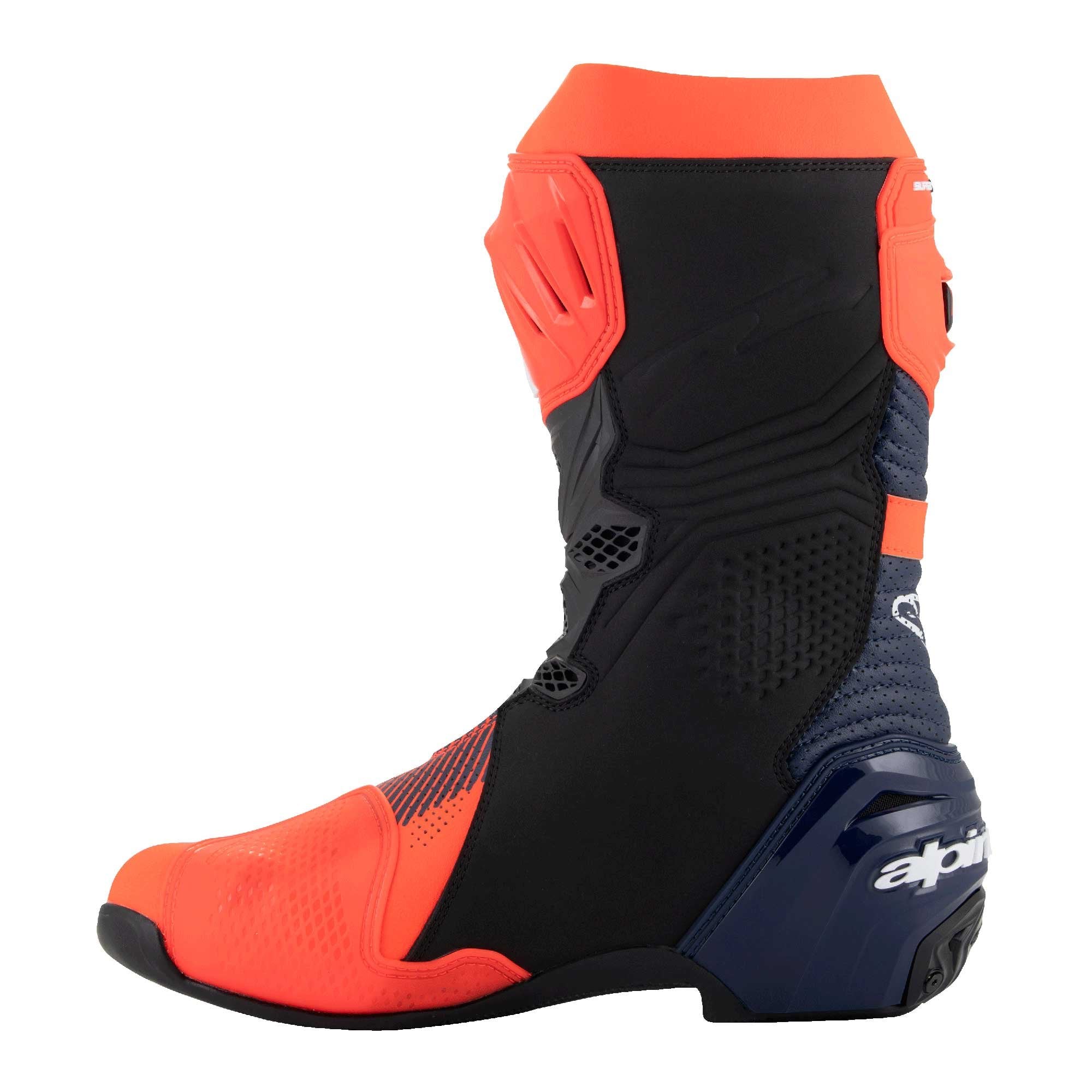 Alpinestars (Limited Edition) Boots - SuperTech R Vented - MM93 (Red Fluo/Dark Blue/Black)