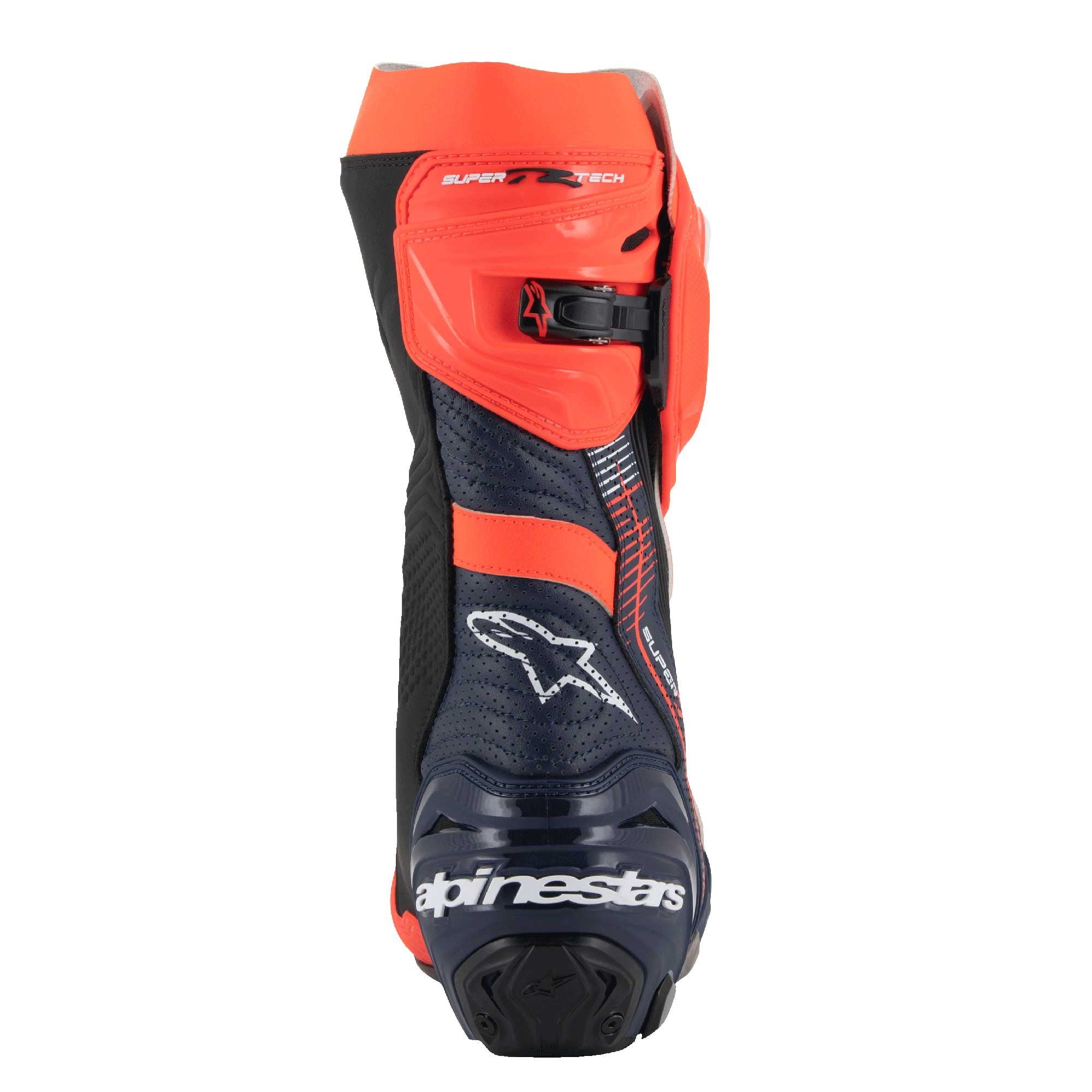 Alpinestars (Limited Edition) Boots - SuperTech R Vented - MM93 (Red Fluo/Dark Blue/Black)