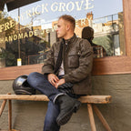 Oxford Sterling D2D Mens Wax Jacket (Khaki)