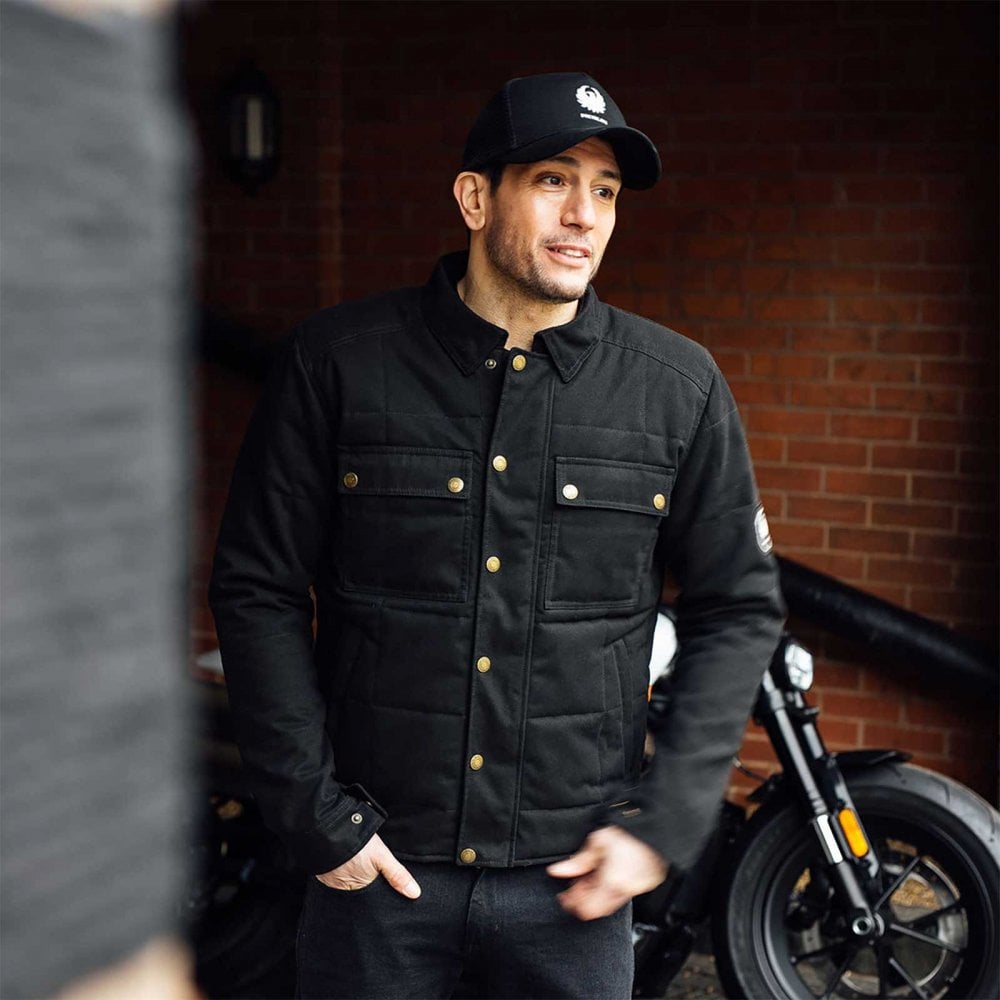 Merlin (2025) Riding Jacket - Codsall Baffle (D3O) (AA) - Black