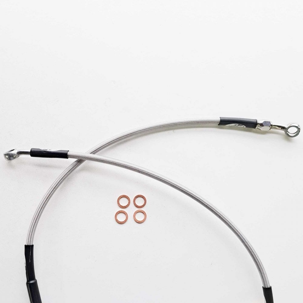 Off Road Only - Brake Hose - Front - KTM SX/SXF 125-525 00-25, Husqvarna TC/FC 125-450 14-25, TX300 22-25, FX350/450 22-25, Gas Gas MC/MCF/EX/EXF 125-450 21-23