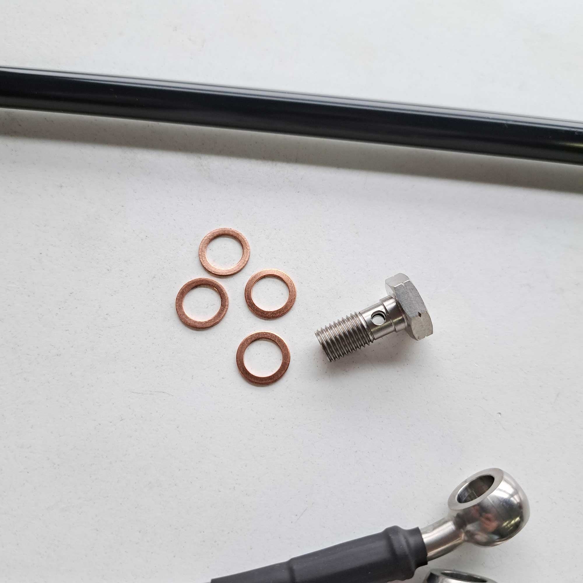 Apico - Brake Hose - Front - KTM SX85 13-20, Husqvarna TC85 14-20 (WILL FIT KTM SX65 04-22, Husqvarna TC65 04-22, Gas Gas MC65 21-22)