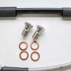 Apico Brake Hose (Rear) CRF250 18-26, CRF450 17-26, CRF450X 19-26, CRF250RX 19-26, CRF450RX 17-26, CRF450L 19-20, CRF450RL 21-26 - Black