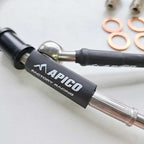 Apico Brake Hose (Rear) CRF250 18-26, CRF450 17-26, CRF450X 19-26, CRF250RX 19-26, CRF450RX 17-26, CRF450L 19-20, CRF450RL 21-26 - Black