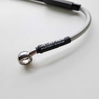 Apico Brake Hose (Rear) CR125/250 02-07, CRF250 04-07, CRF450 02-07, CRF250X/450X 04-19 - Black
