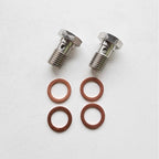 Apico Brake Hose (Rear) CR125/250 02-07, CRF250 04-07, CRF450 02-07, CRF250X/450X 04-19 - Black