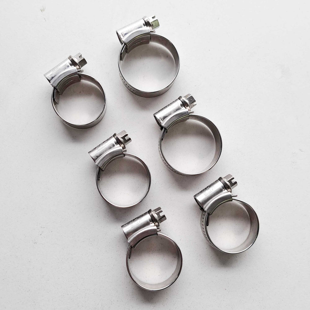 Samco - Clamp Kit (Radiator Hose) - KTM SXF250/350 23-26, EXCF250/350 24-26, XCF250/350 23-26, Husqvarna FC250/350 23-26,  FE250/350 24-26, FX350 23-26, Gas Gas MCF250/350 24-26, ECF250/350 24-26, EXF250/350 24-26