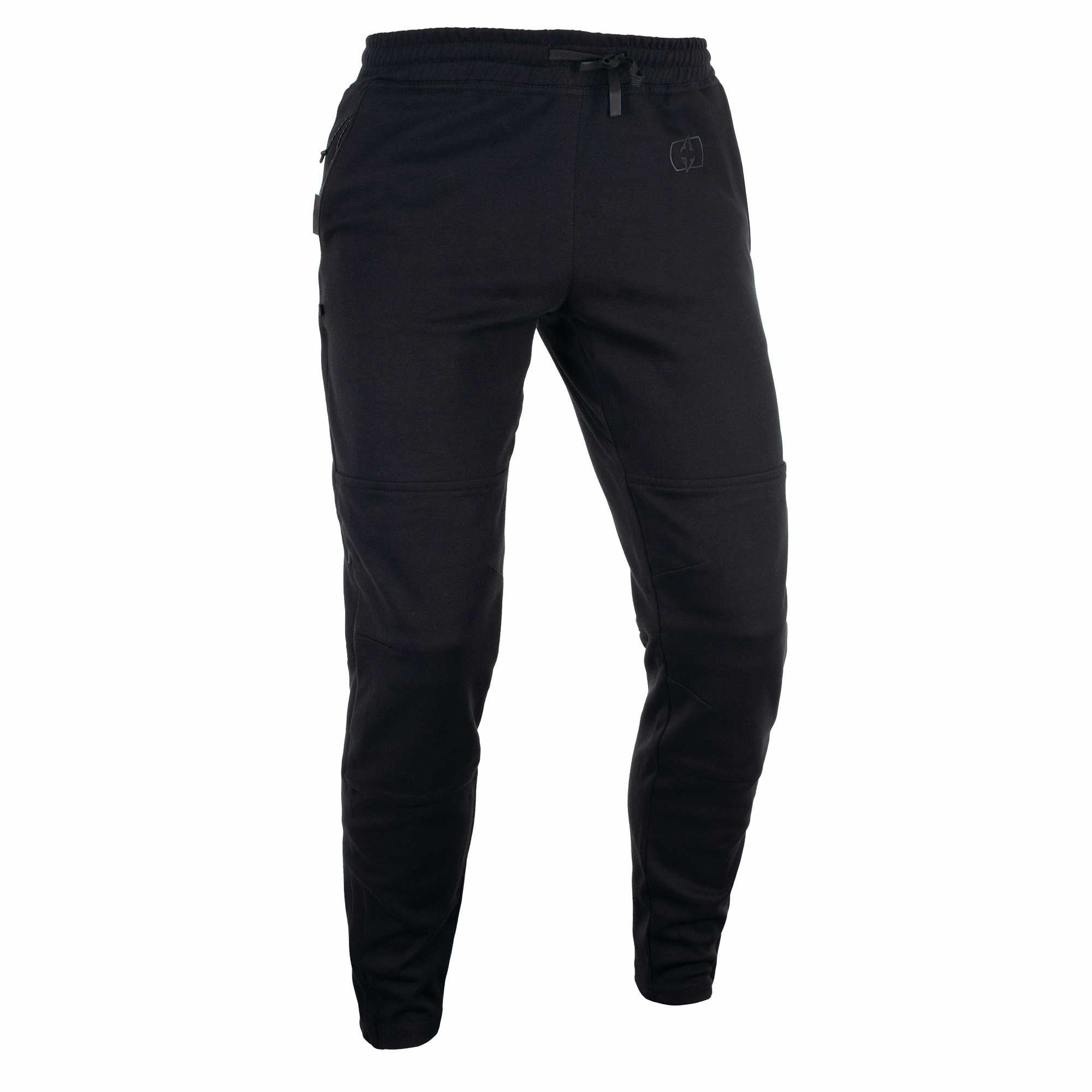 Oxford Motorcycle Jogger Riding Pant - Armourlite (AA) Black - Regular Leg