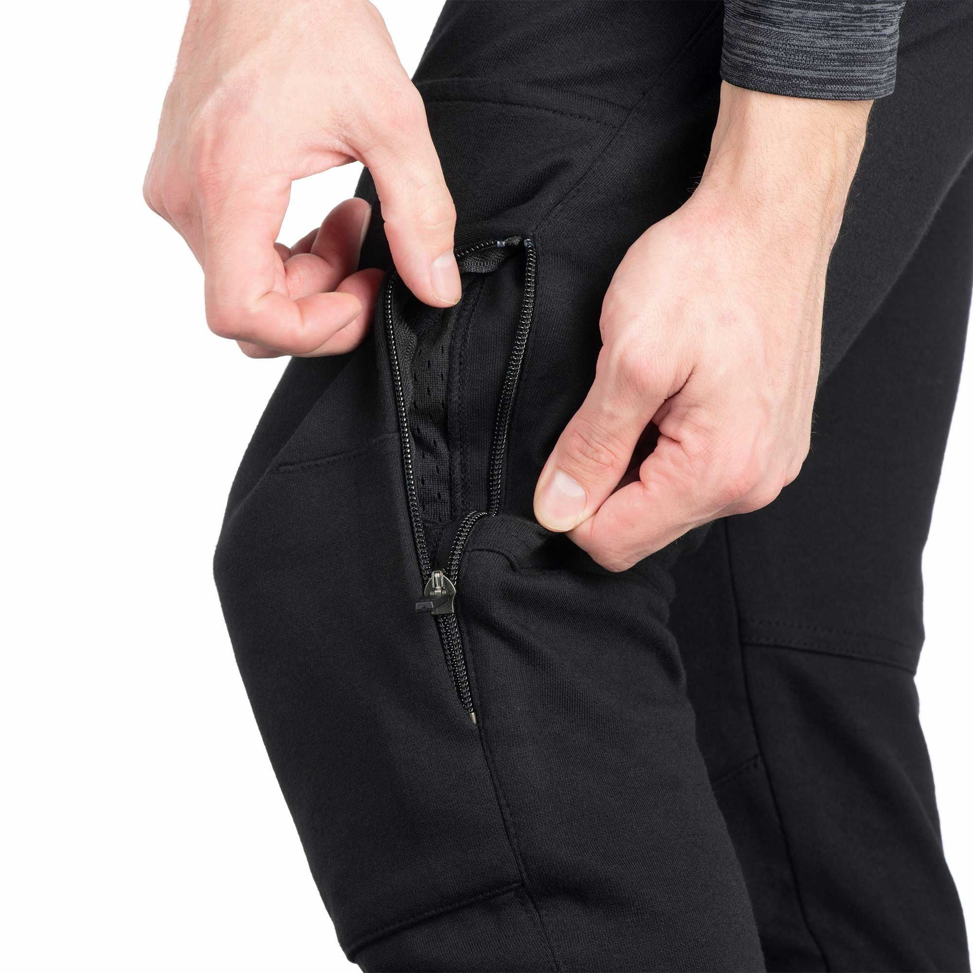 Oxford Motorcycle Jogger Riding Pant - Armourlite (AA) Black - Regular Leg