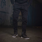 Oxford Motorcycle Jogger Riding Pant - Armourlite (AA) Black - Regular Leg