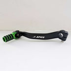 Apico - Gear Lever - Elite - KX125 03-08 - Black w/Green