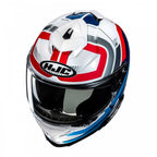 HJC (2025) Helmet - I71 Viz - White/Blue/Red