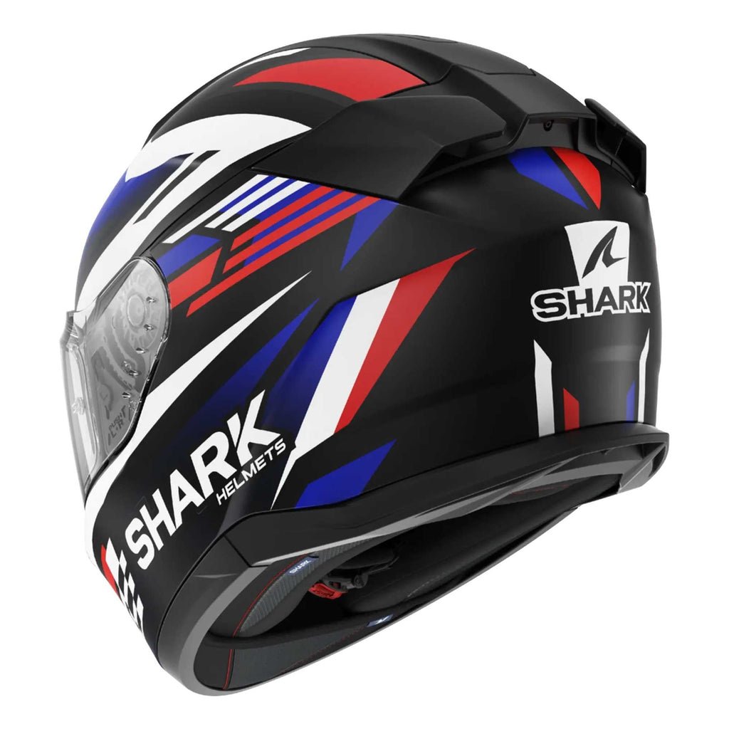 Shark D-Skwal 3 Firstlap Helmet (Black/Blue/Red Matt)