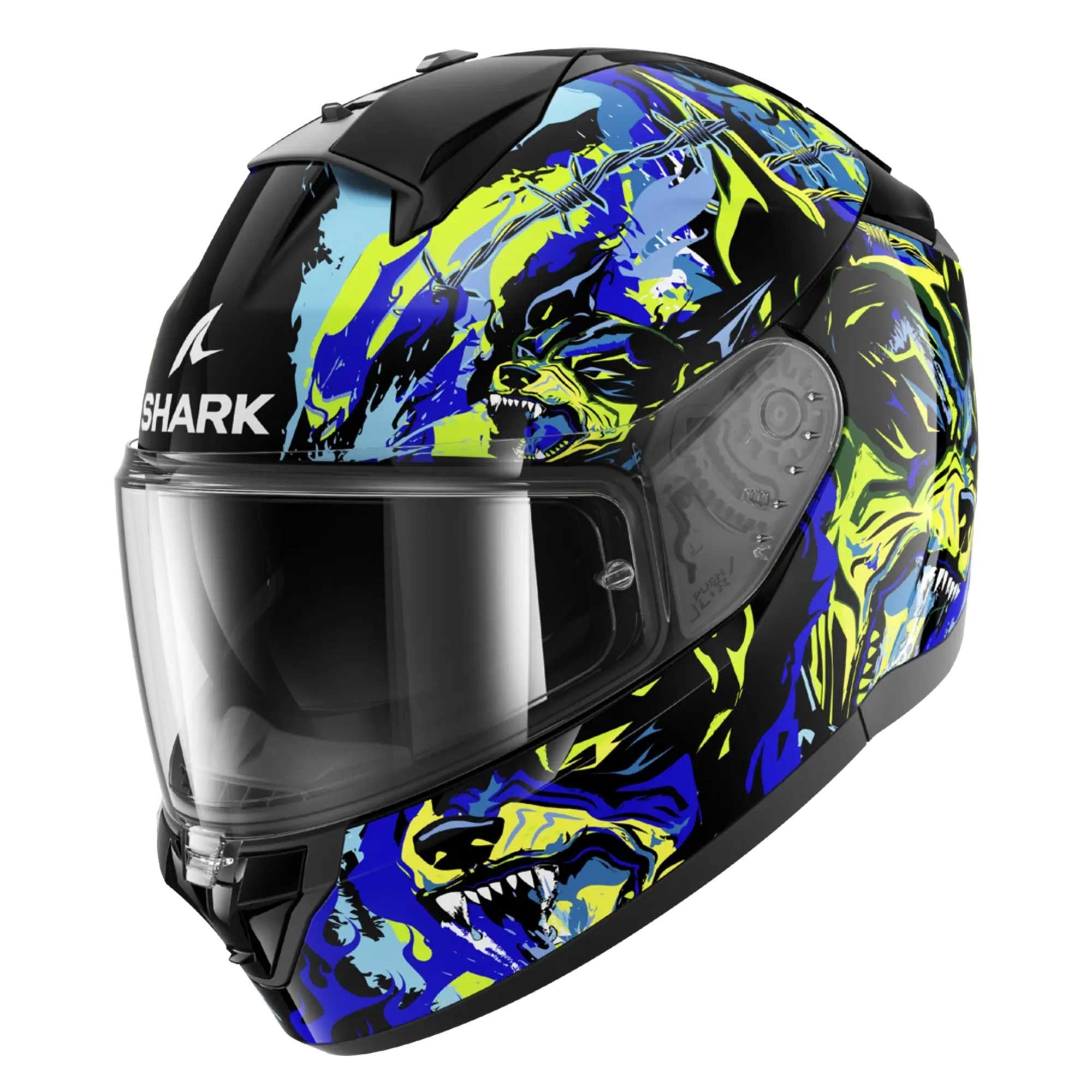 Shark (2025) Helmet - Ridill 2 Raging Beast KBG