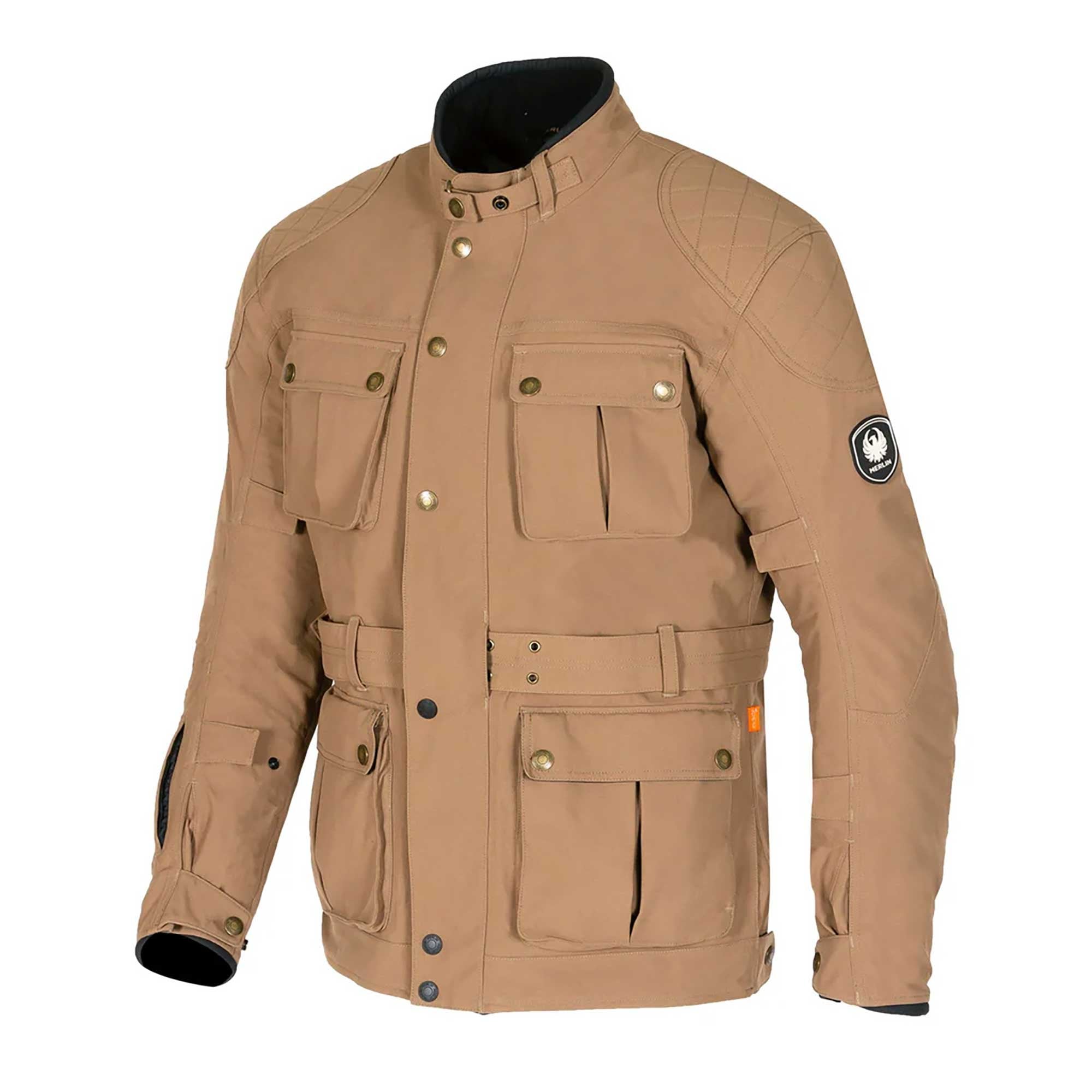 Merlin (2025) Jacket - Burslem Eco Laminated (AA) - Sand