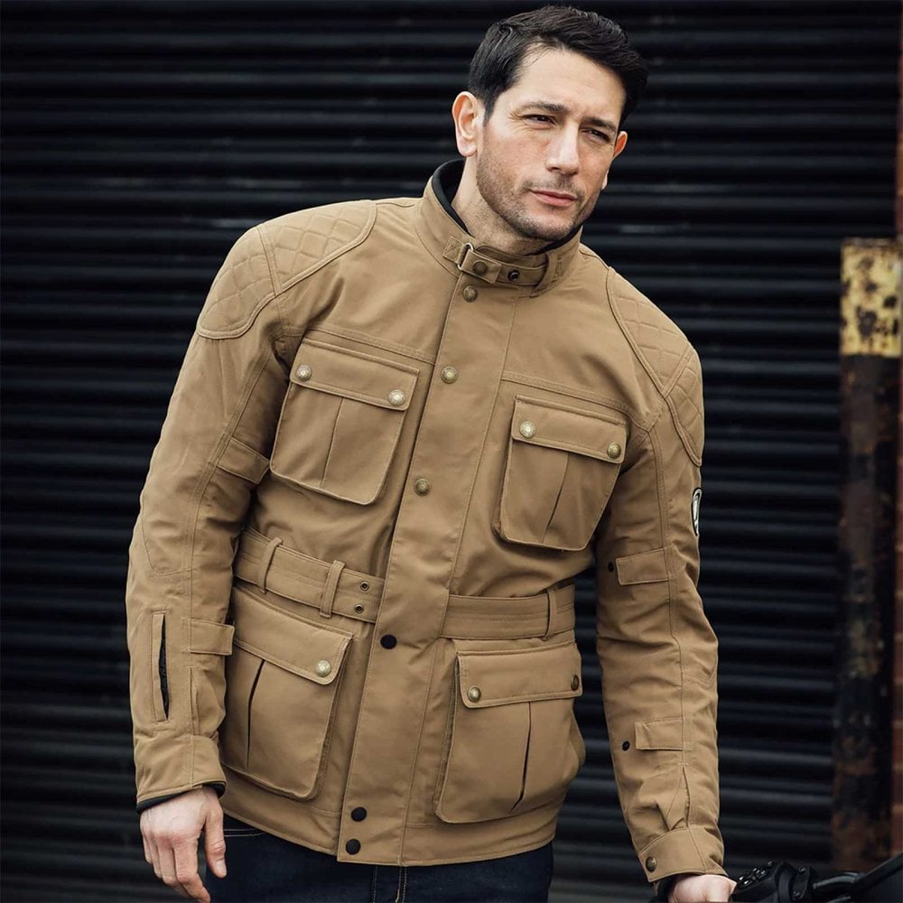 Merlin (2025) Jacket - Burslem Eco Laminated (AA) - Sand