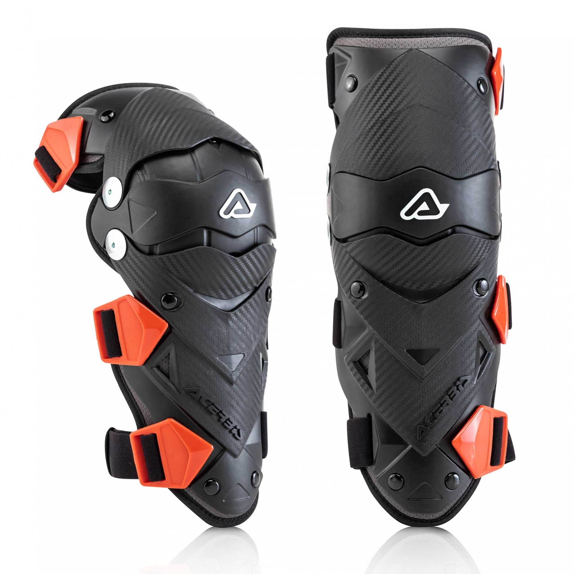 Acerbis (MX25) Youth Armour, Knee - Impact Evo (Black/Red)