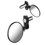 Oxford - Fold-Away Bar End Mirror SET - Black (OX514)