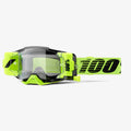 100% MX | MTB Goggles -- Armega FORECAST Roll-Off System (FLUO YELLOW/BLACK)