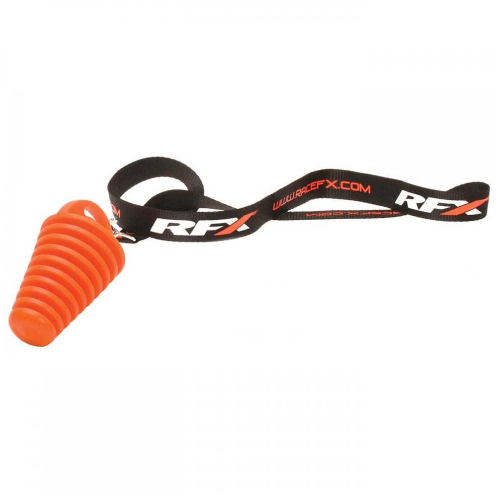 Race Fx - Exhaust Bung - Race 4T (Orange) Includes Lanyard