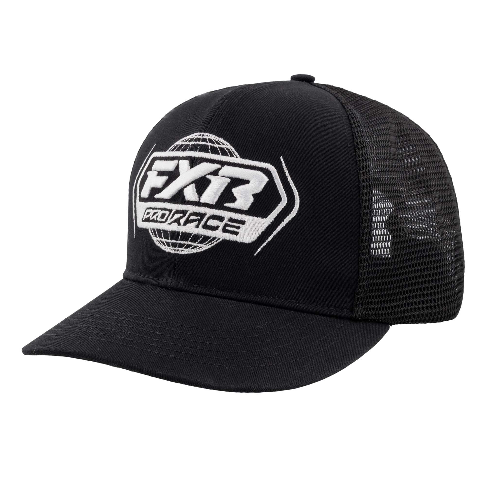 FXR (MX25) Hat/Cap - Youth - RACE DIVISION - Black/White