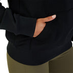 FOX Racing Women's Hoodie - FOX HEAD Fleece Pullover (Black/Pink)