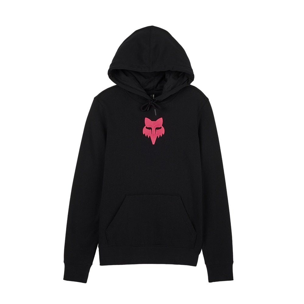 FOX Racing Women's Hoodie - FOX HEAD Fleece Pullover (Black/Pink)