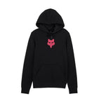 FOX Racing Women's Hoodie - FOX HEAD Fleece Pullover (Black/Pink)