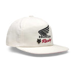 Fox (SALE) Mens Cap - HONDA Adjustable Hat (White)