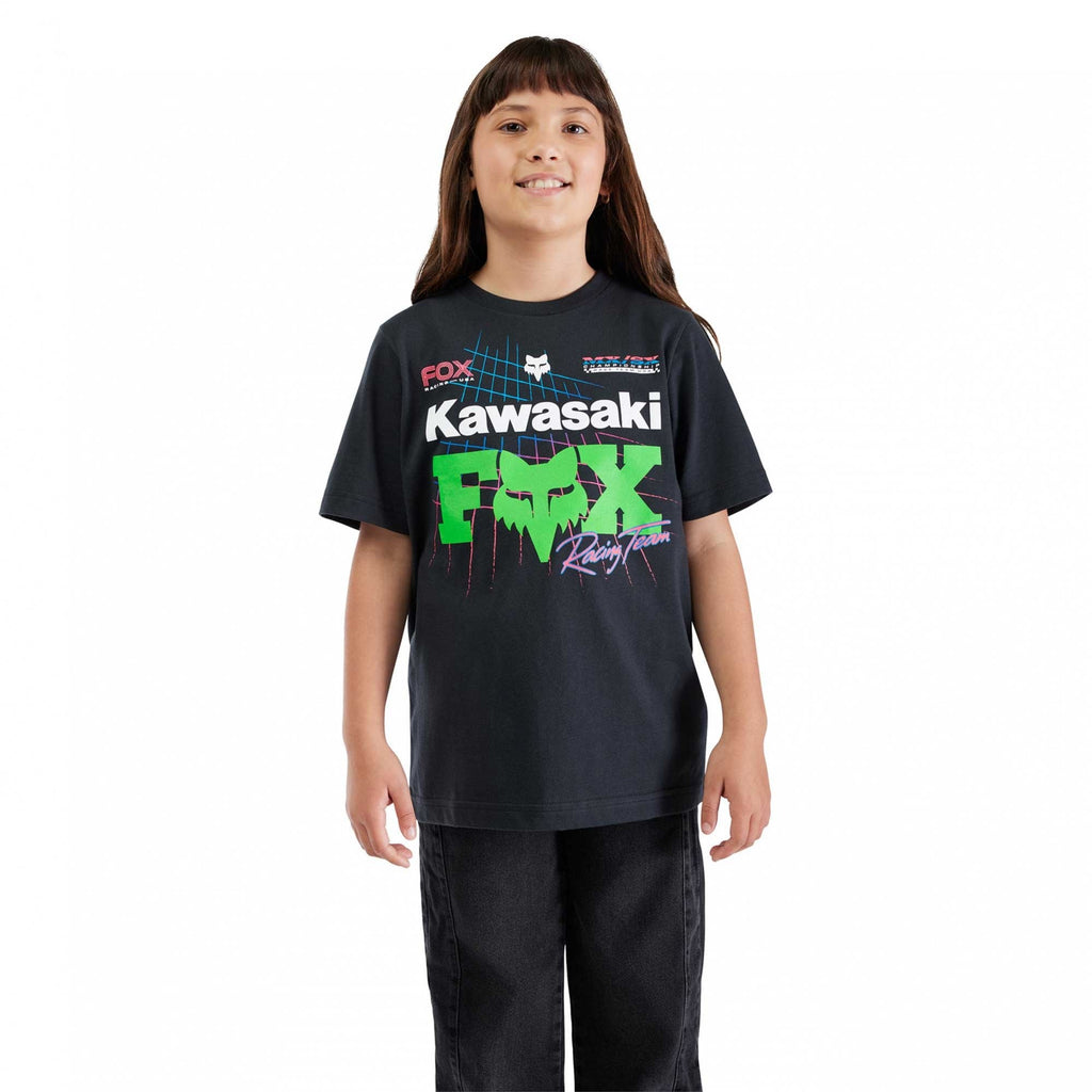 Fox (SALE) Youth T-Shirt - KAWASAKI Tee (Black)