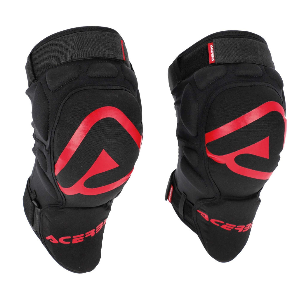 Acerbis (MX26) Armour, Knee - X-Knee Soft (Black/Red)