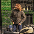 Oxford Women's  Sterling D2D Wax Jacket (Khaki)