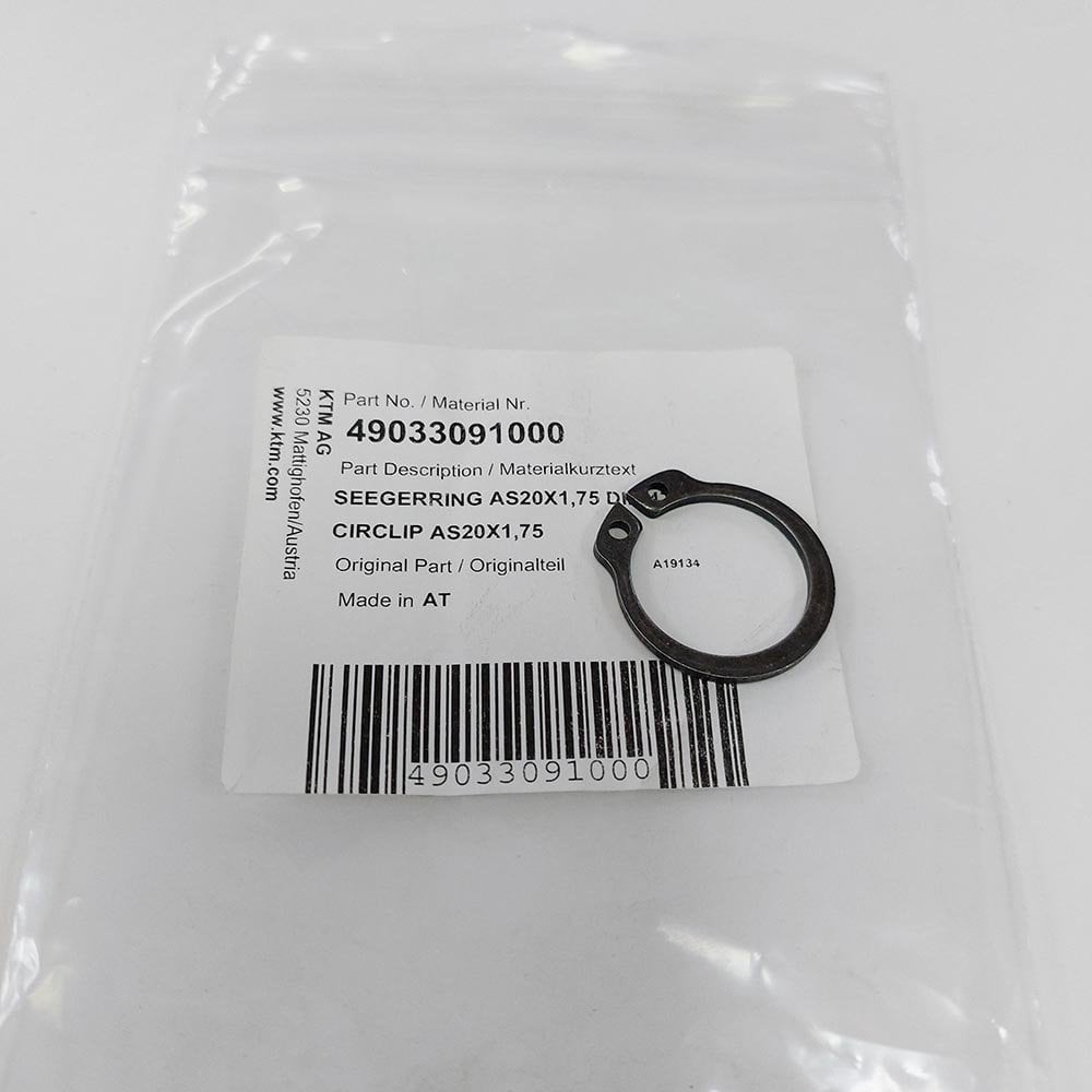 KTM Genuine Part - Circlip, Front Sprocket - KTM SX65 98-23, SX85 03-19 - K49033091000