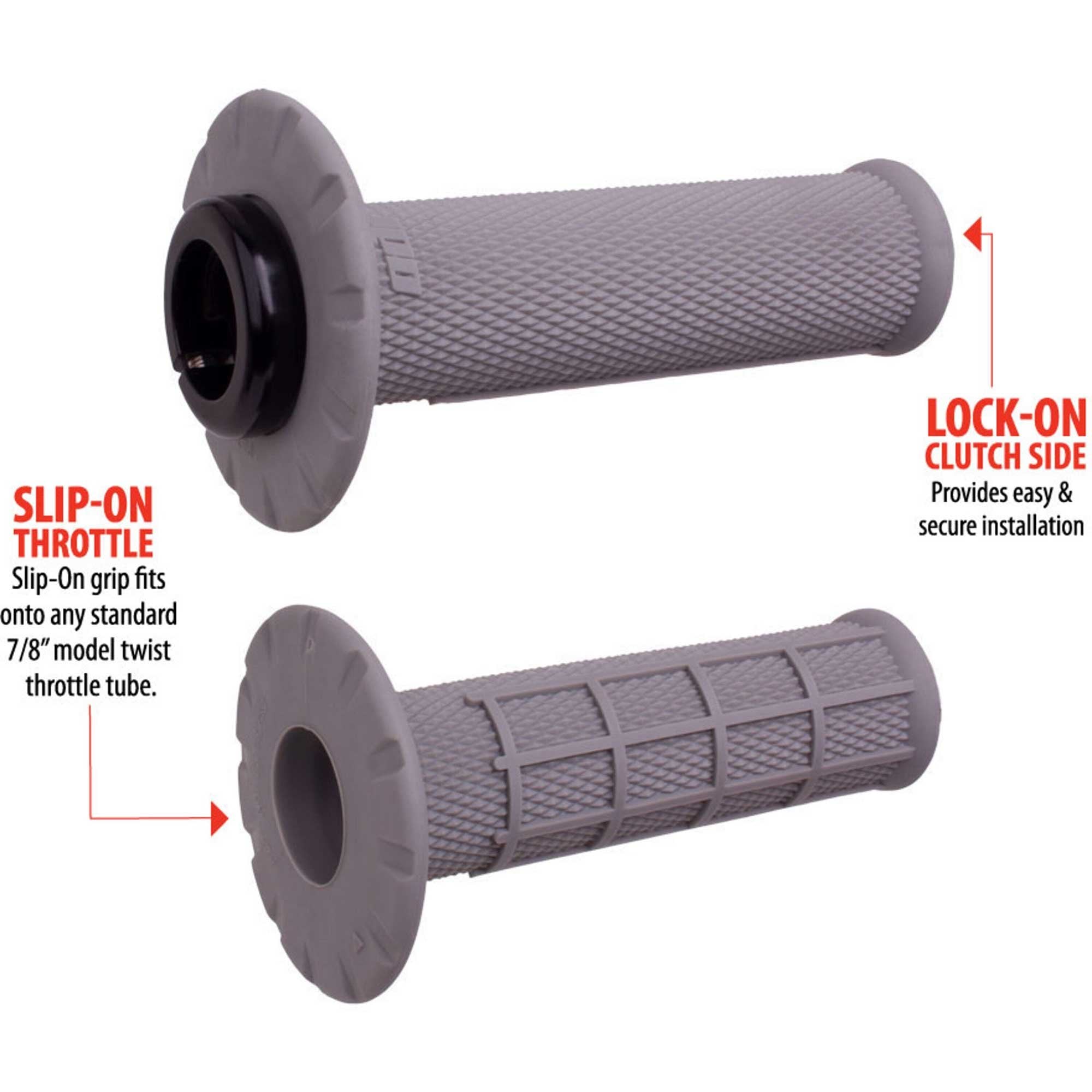 ODI (Grips) Lock-On/Glue-On - Half Waffle - STARK/Sur-Ron/Talaria