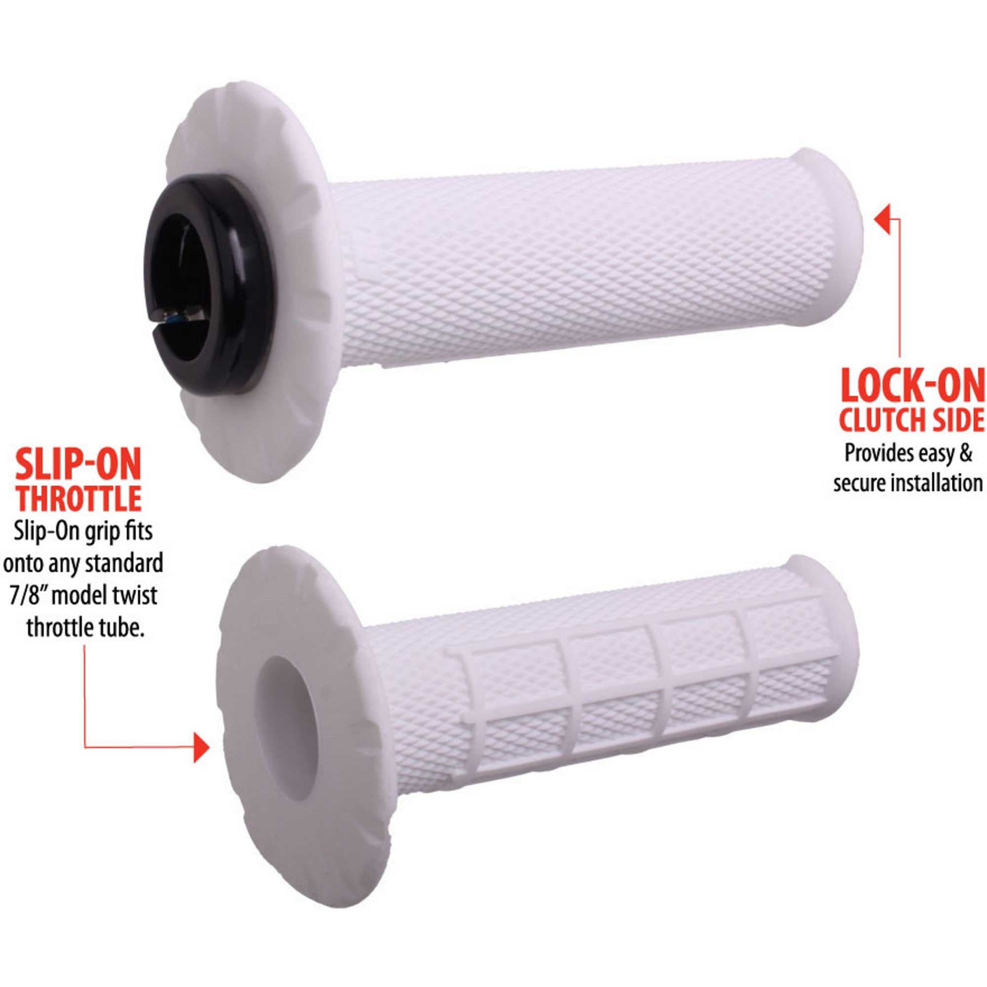 ODI (Grips) Lock-On/Glue-On - Half Waffle - STARK/Sur-Ron/Talaria