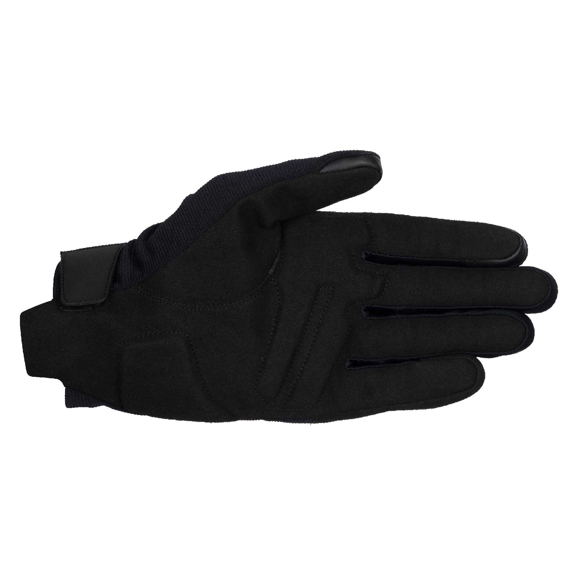 Alpinestars REEF V2 Motorcycle Short Textile Gloves (Black/Black)
