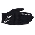 Alpinestars REEF V2 Motorcycle Short Textile Gloves (Black/White)