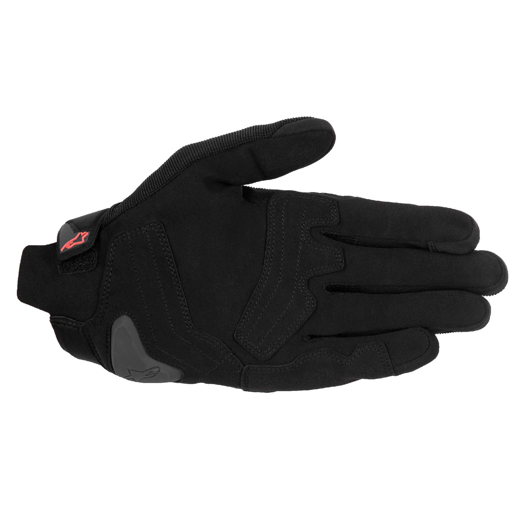 Alpinestars SP X 1 Motorcycle Short Sports Gloves (Black/Red Fluo)