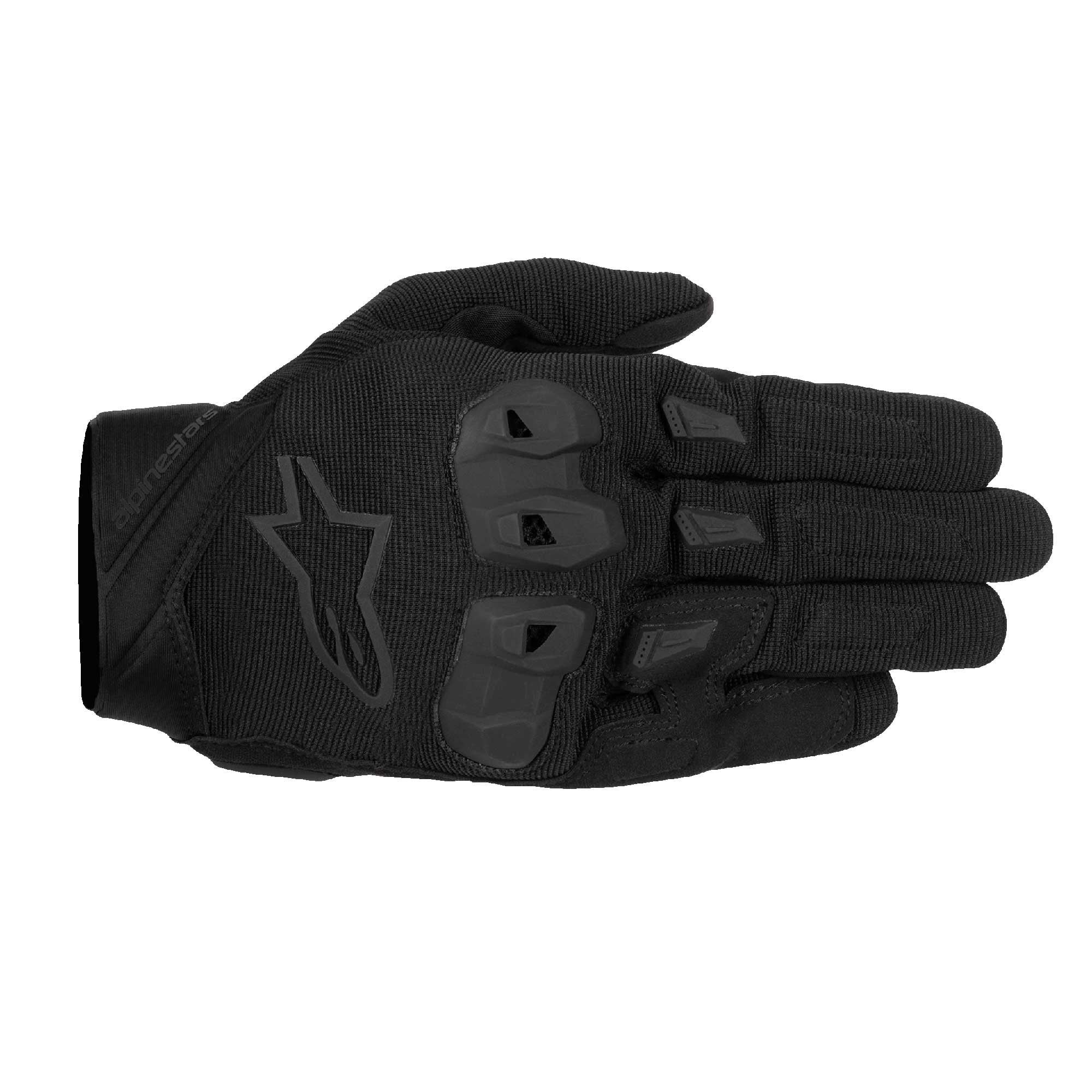 Alpinestars SP X 1 Motorcycle Short Sports Gloves (Black/Black)