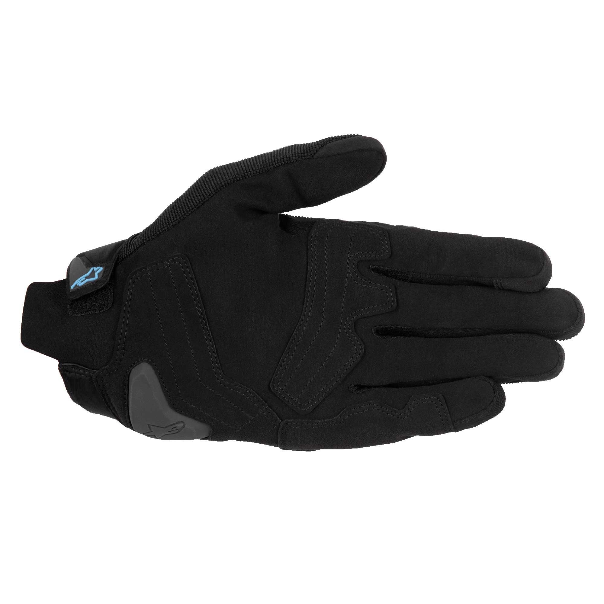 Alpinestars SP X 1 Motorcycle Short Sports Gloves (Black/Blithe Blue)