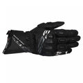 Alpinestars SP-3 Motorcycle Sports Leather Gloves (Black)