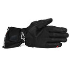 Alpinestars SP-3 Motorcycle Sports Leather Gloves (Black/White/Red Fluo)