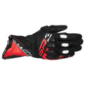 Alpinestars SP-3 Motorcycle Sports Leather Gloves (Black/Bright Red/White)